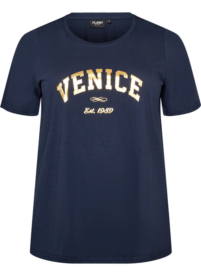 T-shirt met print, 2496, Packshot image number 0