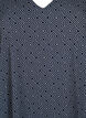 Jurk met V-hals en print, Navy Graphic AOP, Packshot image number 2