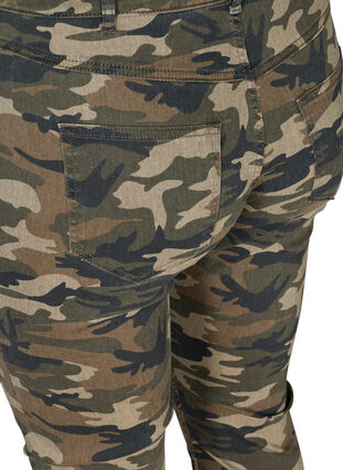 Amy jeans met print, Camouflage, Packshot image number 3