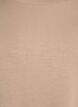 Losse pasvorm T-shirt met halflange mouwen, Beige, Packshot image number 2