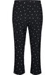 Broek met rechte pasvorm, Zwart, Packshot image number 1