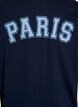 Kort T-shirtjurkje met sportieve details, Blauw, Packshot image number 3