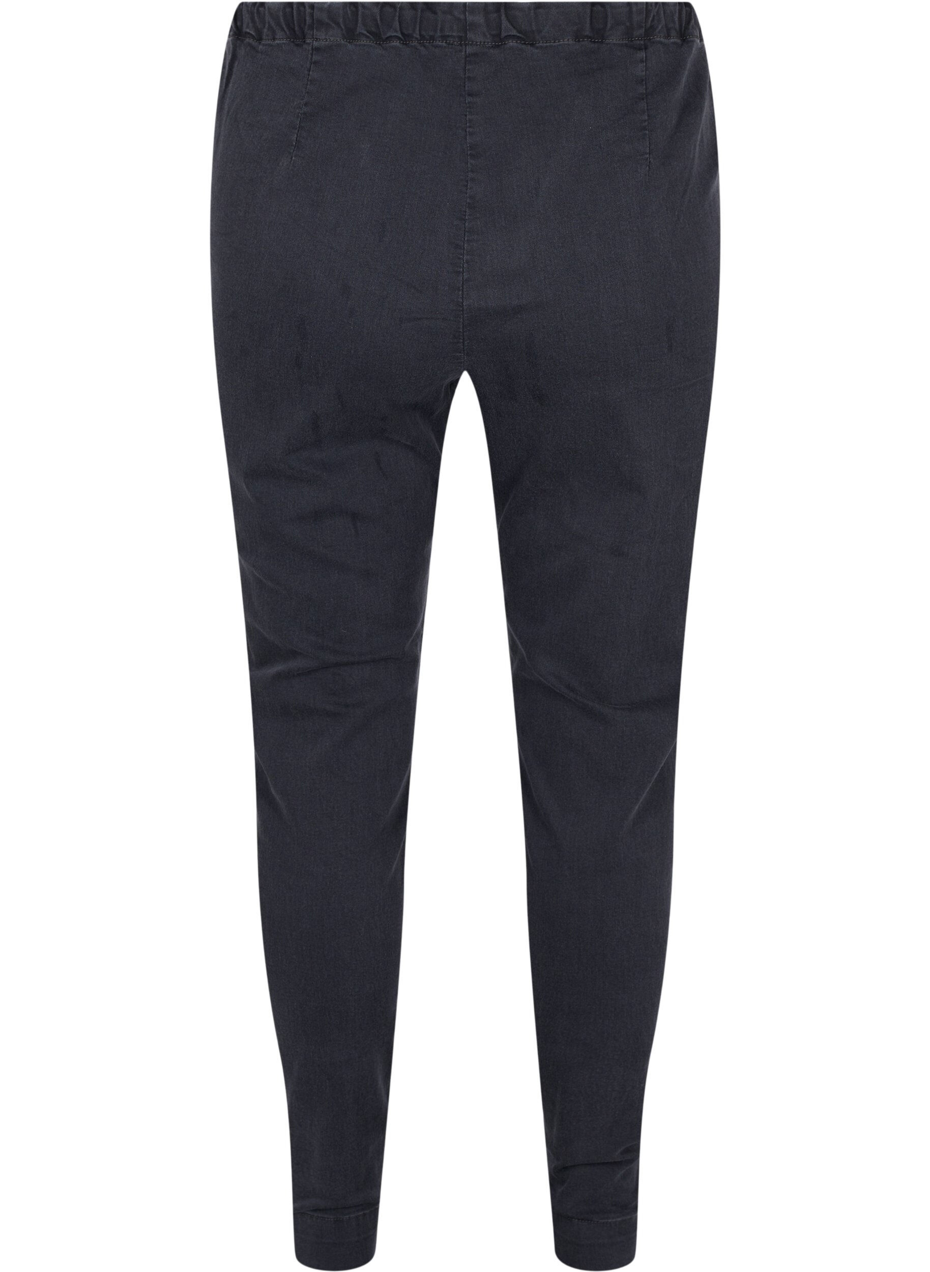 Zizzi Jegging met ritsdetail, Grey Wash, Packshot image number 1