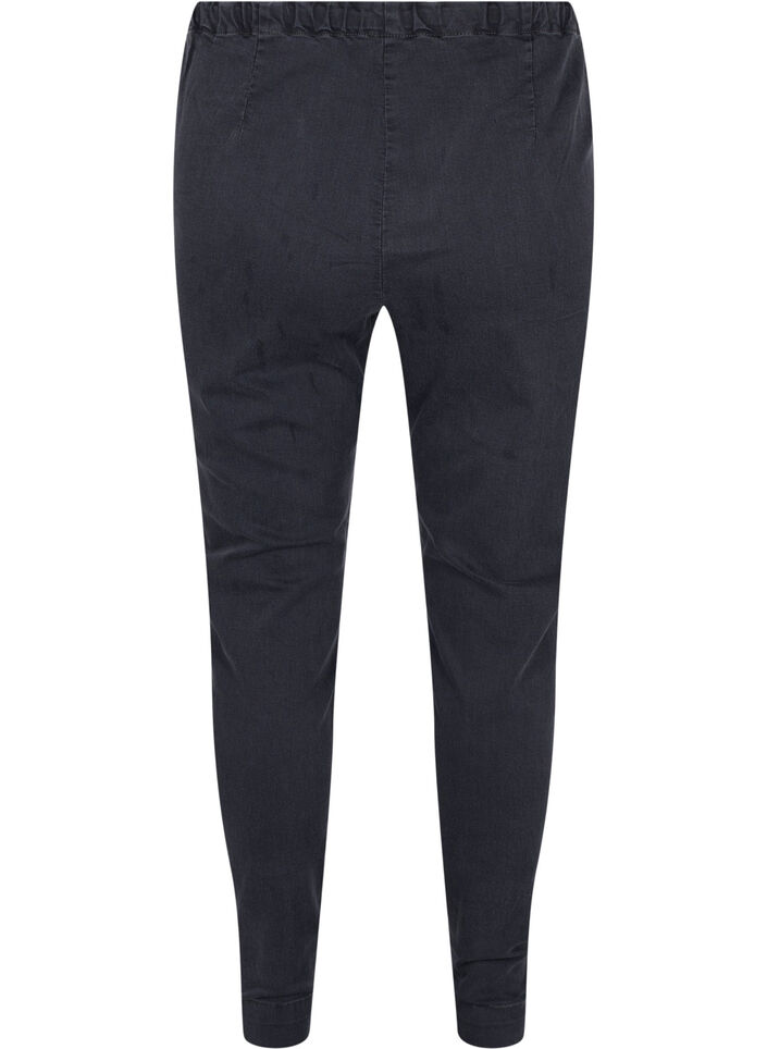 Jegging met ritsdetail, Grey Wash, Packshot image number 1