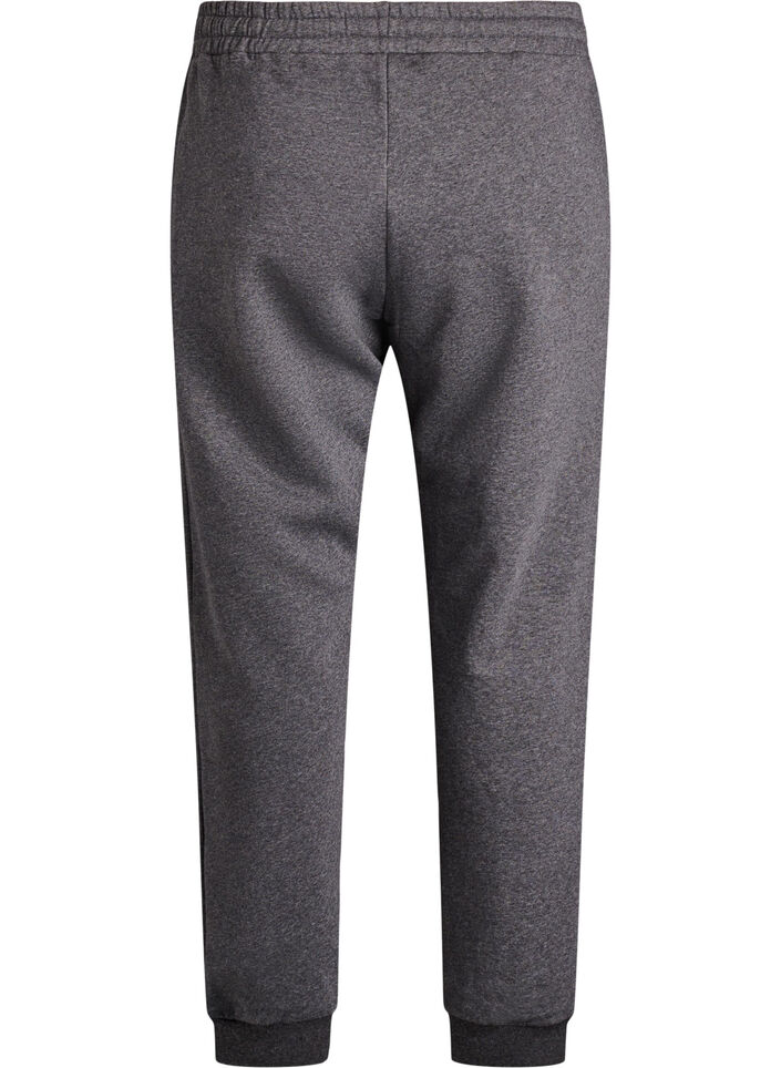 Sweatpants met hoge taille, Grijs, Packshot image number 1