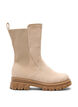 Chunky laars in imitatiesu&egrave;de, Beige, Packshot image number 0