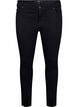 Cropped Amy jeans met rits, Zwart, Packshot image number 0