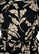 FLASH - Jurk met korte mouwen en riem, Black Off White Fl., Packshot image number 2