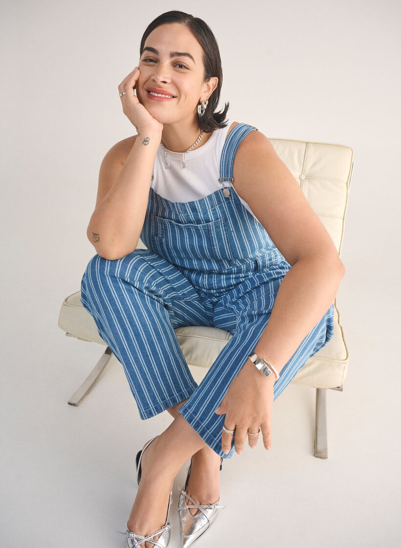 Denim overalls, Blauw, Image image number 0