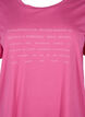 T-shirt met tekstmotief, Shocking Pink W.Pink, Packshot image number 2