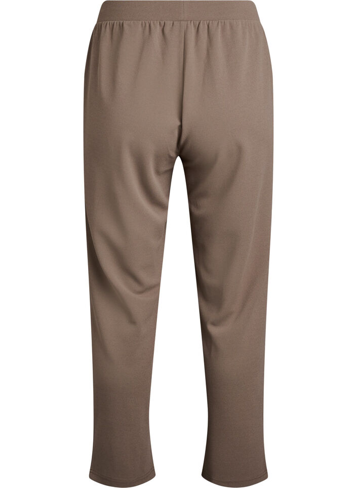 Broek met rechte pasvorm, Beige, Packshot image number 1