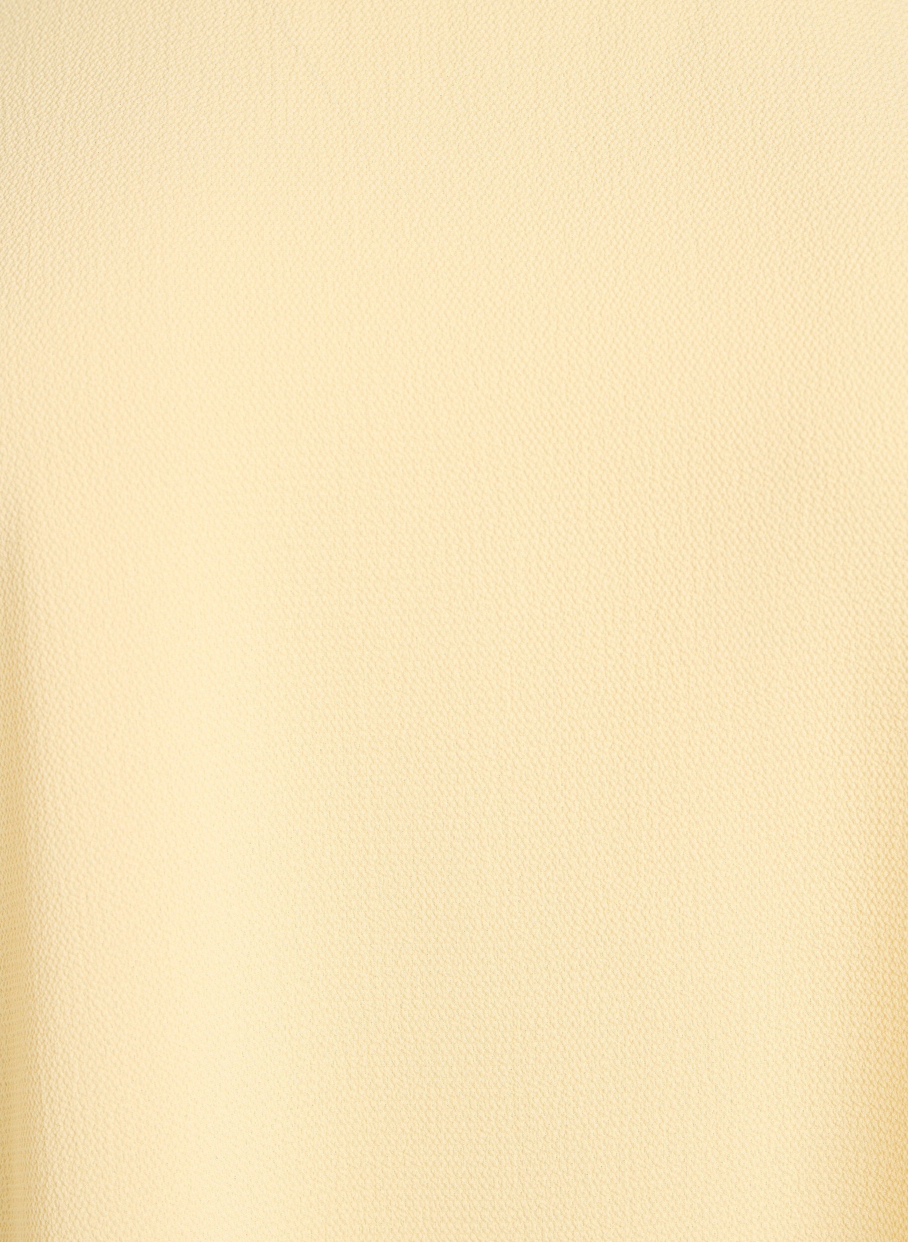 Zizzi Blouse met korte mouwen en een ronde halslijn, Geel, Packshot image number 2