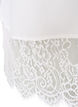 Losse blouse met een brede kanten rand, Wit, Packshot image number 4