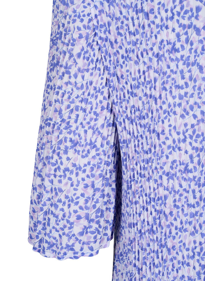 Gebloemde blouse met plooien, Small Flower AOP, Packshot image number 3