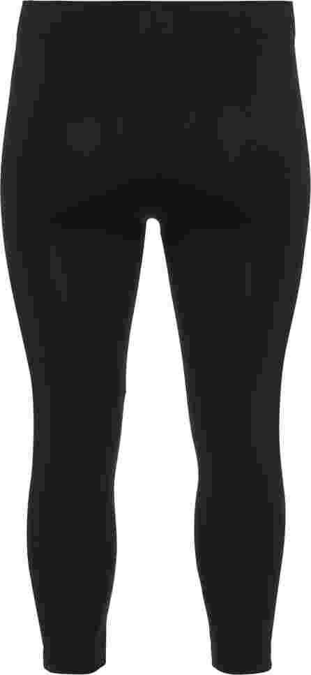 Naadloze driekwart legging, Black, Packshot image number 1
