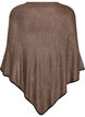 Fijngebreide poncho, Bruin, Packshot image number 1