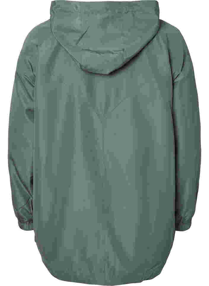 Korte jas met capuchon en verstelbare onderkant, Laurel Wreath, Packshot image number 1