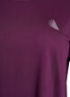 Effen gekleurd trainingsshirt, Paars, Packshot image number 2