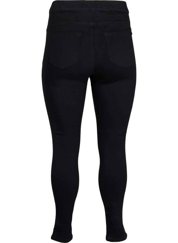 Jeggings met hoge taille, Zwart, Packshot image number 1