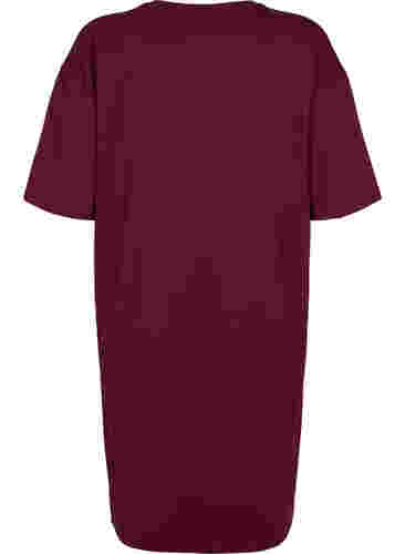 Katoenen jurk met korte mouwen en splitjes, Port Royal, Packshot image number 1