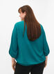 Blouse met smok en 3/4 mouwen, Deep Lake, Model image number 1