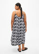 Bandjurk van viscose met print, Black Swirl AOP, Model image number 1