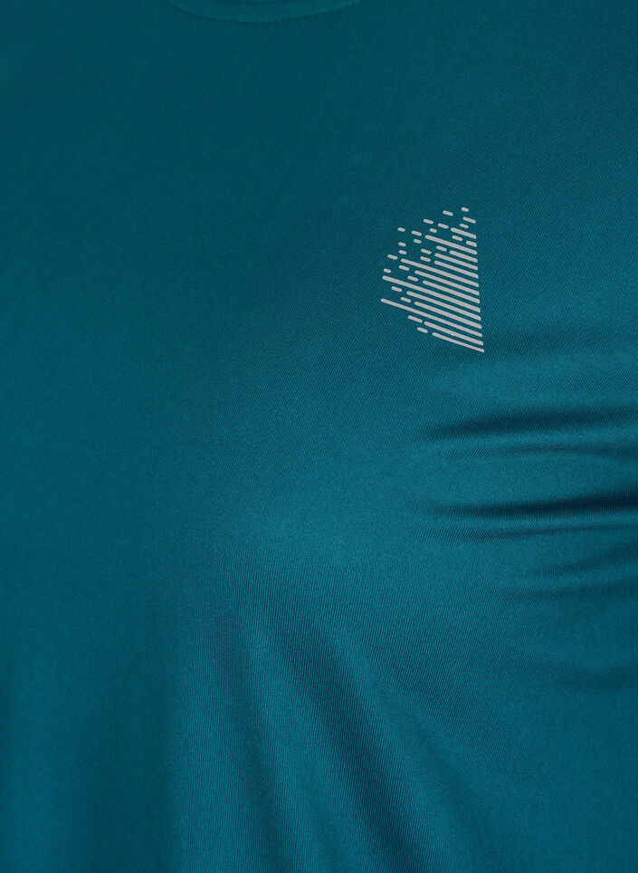 Sporttop met 3/4 mouwen, Groen, Packshot image number 2