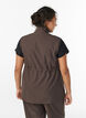 Mouwloos vest met een elastische taille, Bruin, Model image number 2