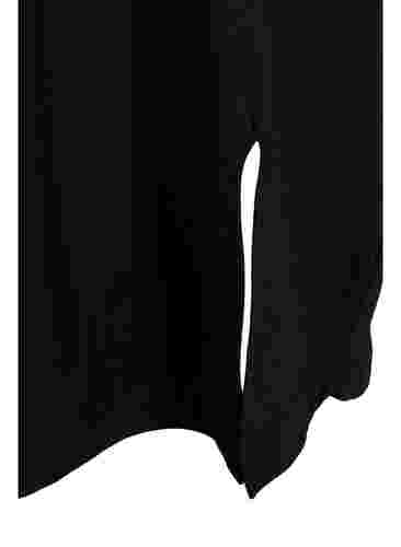 Katoenen sweaterjurk met zakken, Black, Packshot image number 3