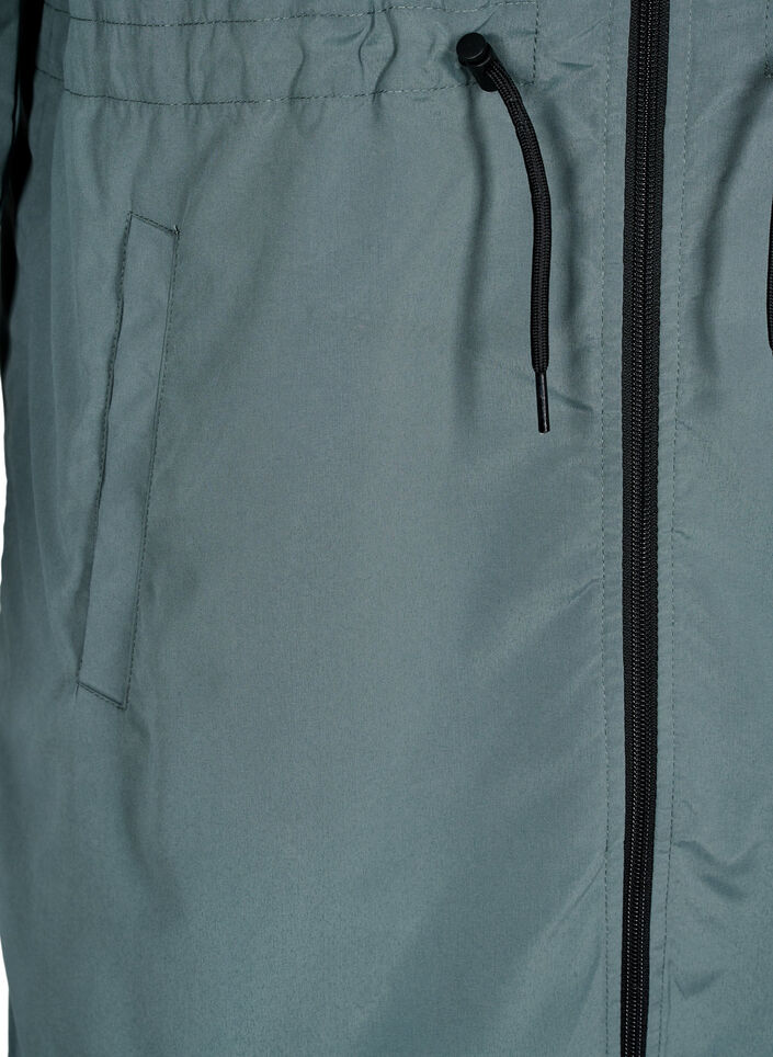 FLASH - Waterafstotende parka met capuchon, Groen, Packshot image number 3