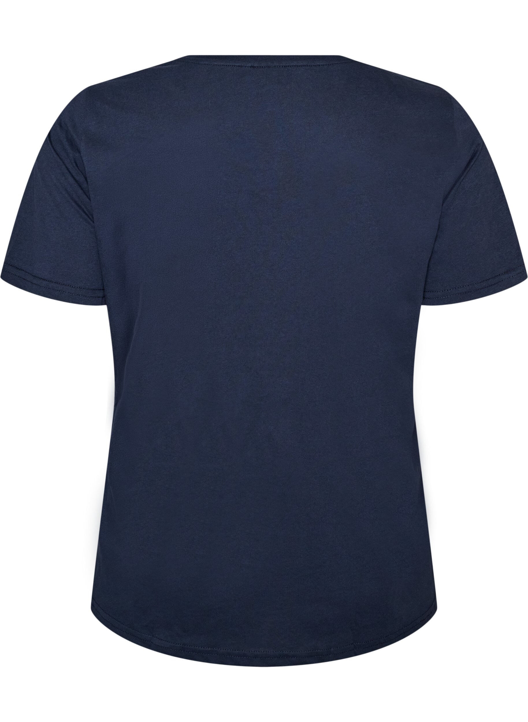 ZizziT-shirt met print, 2496, Packshot image number 1