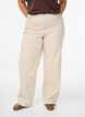 Gekleurde Myra jeans met wide fit en high waist, Vanille, Model image number 2