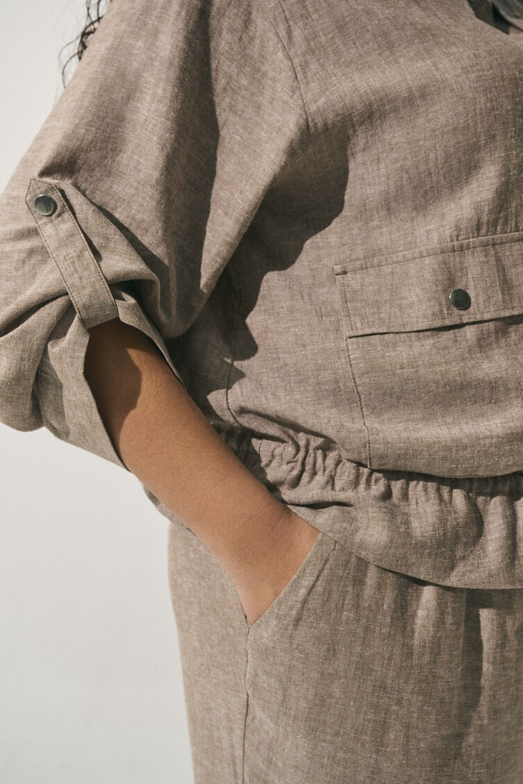 Linnen outfit, , Model