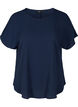 Top met korte mouwen en ronde hals, Blauw, Packshot image number 0
