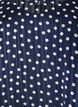 Jurk met patroon, ruches en lange mouwen, Blauw, Packshot image number 2