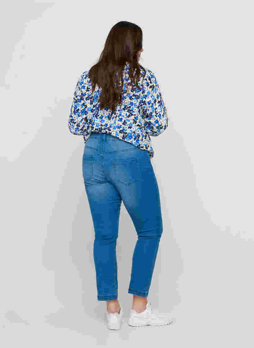 Slim-fit Emily jeans met normale taille, Light blue, Model image number 1