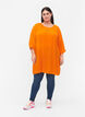 Tuniek van viscose met 3/4-mouwen, Oranje, Model image number 1