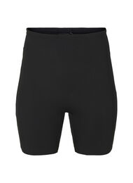 Light shapewear shorts met hoge taille, Zwart