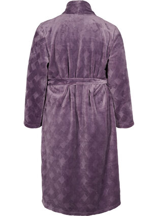 Lange badjas met zakken, Vintage Violet, Packshot image number 1