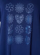 Nachtjapon met korte mouw van biologisch katoen, Blauw, Packshot image number 2