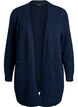 Lang vest met zakken, Blauw, Packshot image number 0