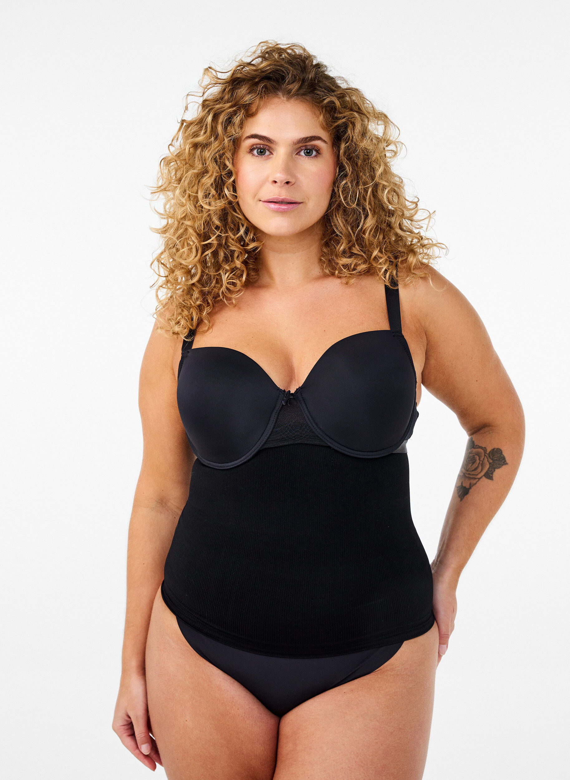 Zizzi Shapewear taille cincher, Black, Model image number 0