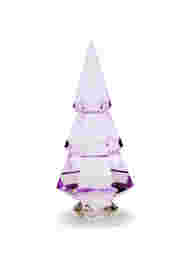 Kerstboom in kristalglas, Purple