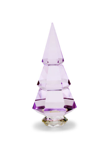 Kerstboom in kristalglas, Purple, Packshot image number 0