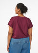 T-shirt met korte mouwen van katoenmix, Rood, Model image number 2