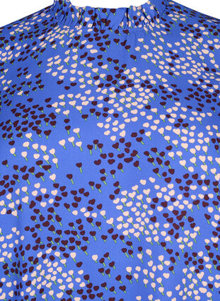 FLASH - Jurk met lange mouwen en print, Dazzling Blue AOP, Packshot image number 2