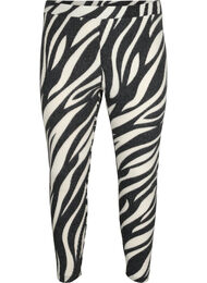 Leggings met zebraprint, White Zebra