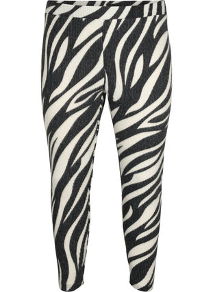 Leggings met zebraprint, White Zebra, Packshot image number 0
