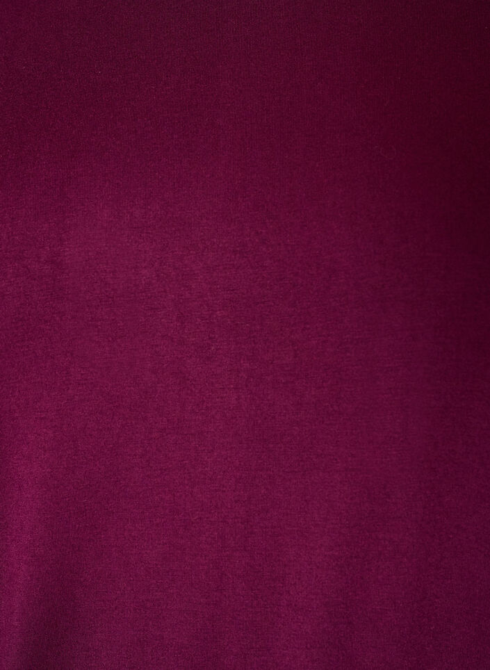 Jersey blouse met halflange ballonmouwen, Paars, Packshot image number 2