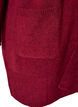 Geribd gebreid vest met zakken, Rood, Packshot image number 3